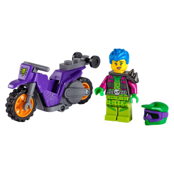 LEGO 60296 City Wheelie na motocyklu kaskaderskim